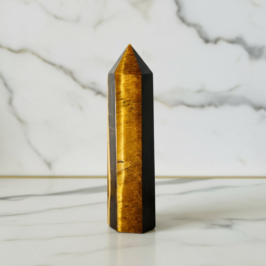 Tigerauge Obelisk – Wirkung & natürliche Schönheit CrystalScents
