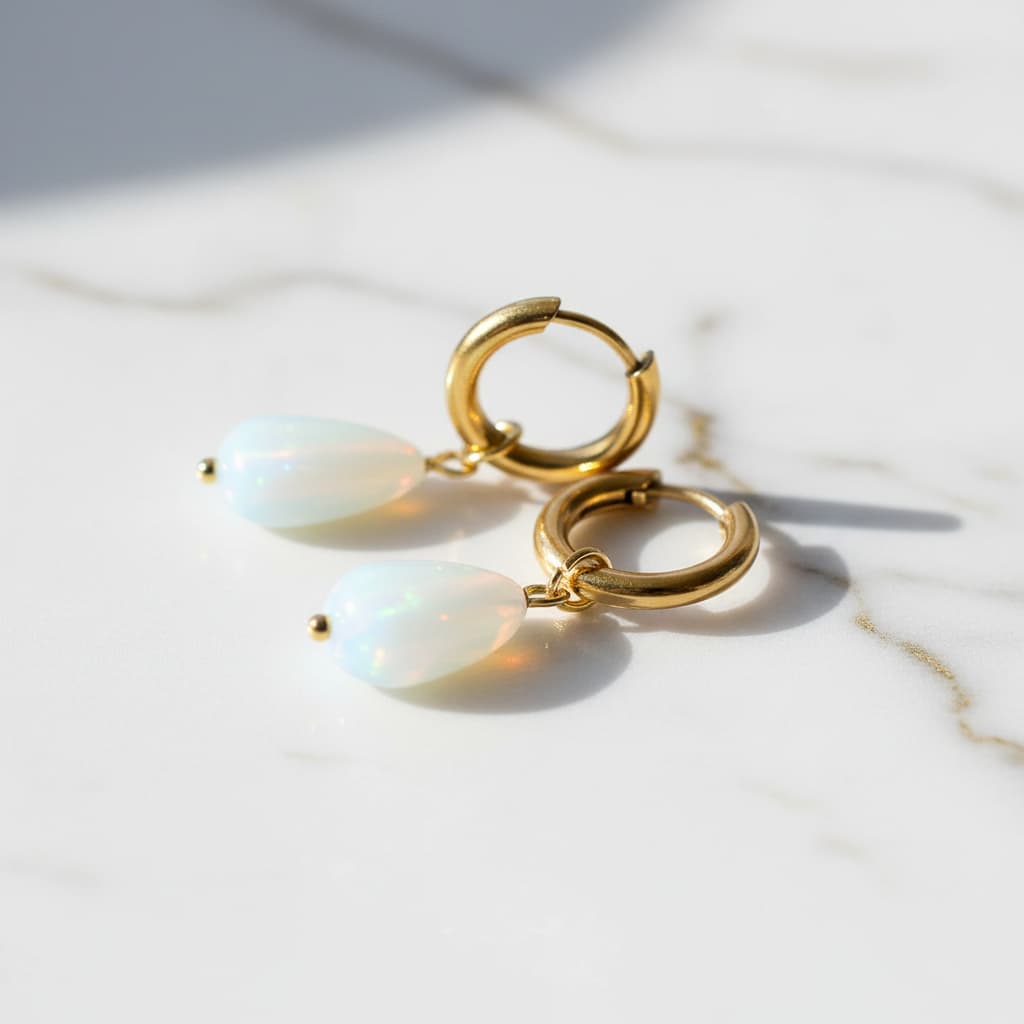 Opalit Ohrringe - Leichtigkeit & Klarheit