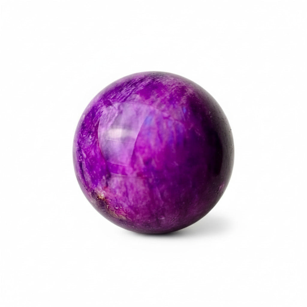 Lila Mondstein Kugel – Lila Meditationsbegleiter CrystalScents