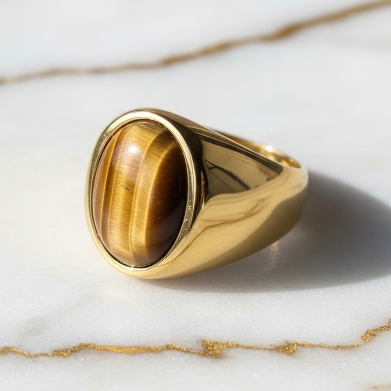 Tigerauge Ring Oval – Highlight JETZT sichern CrystalScents