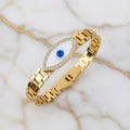 Armband „schützendes Auge“ - Perlmutt in Gold CrystalScents