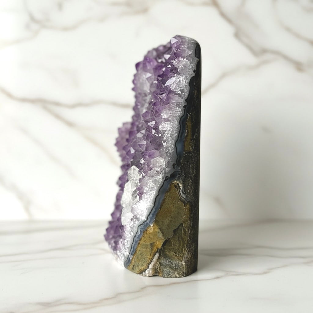 Amethystdruse - Roh & Naturbelassen CrystalScents