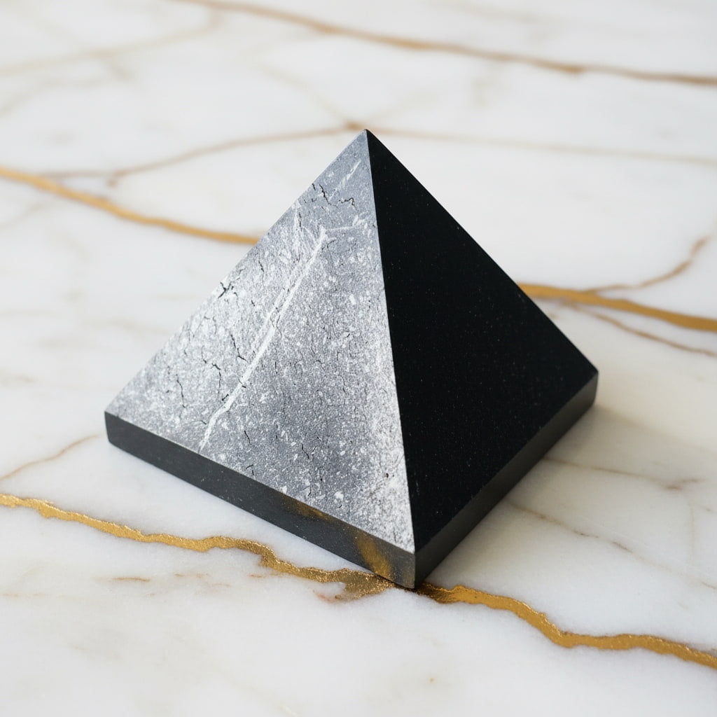 Shungit Pyramide – Kraftvoller Schutz CrystalScents