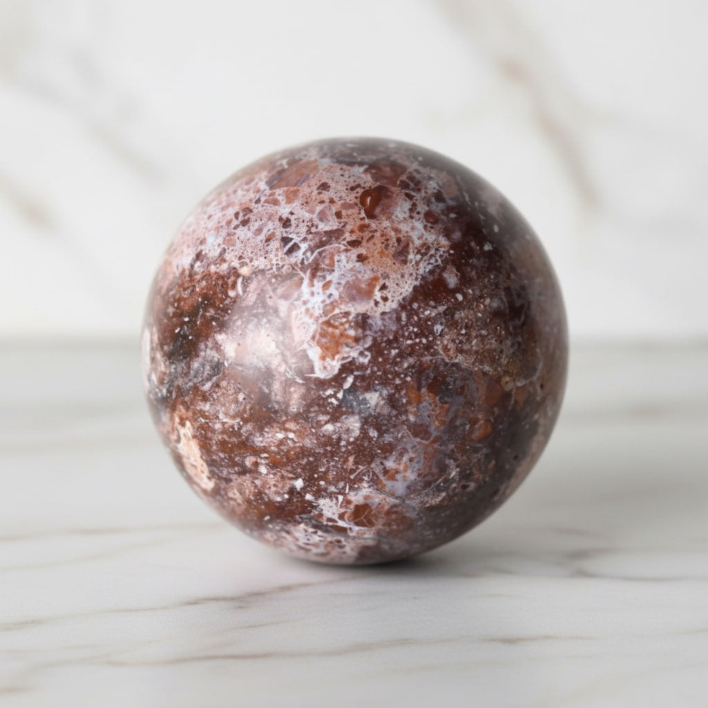 Mexikanische Achat Kugel – Einzigartige Muster CrystalScents