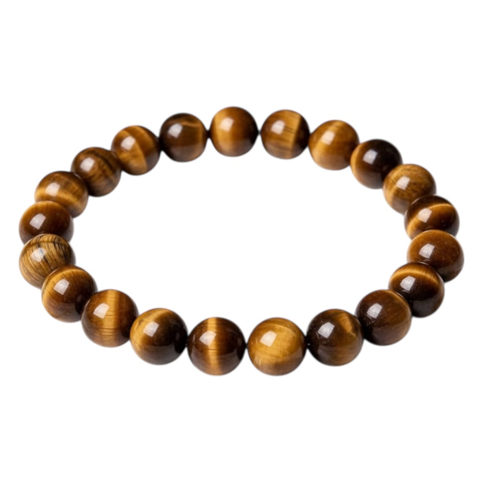 Tigerauge Kugelarmband – für Mut und Ausdauer