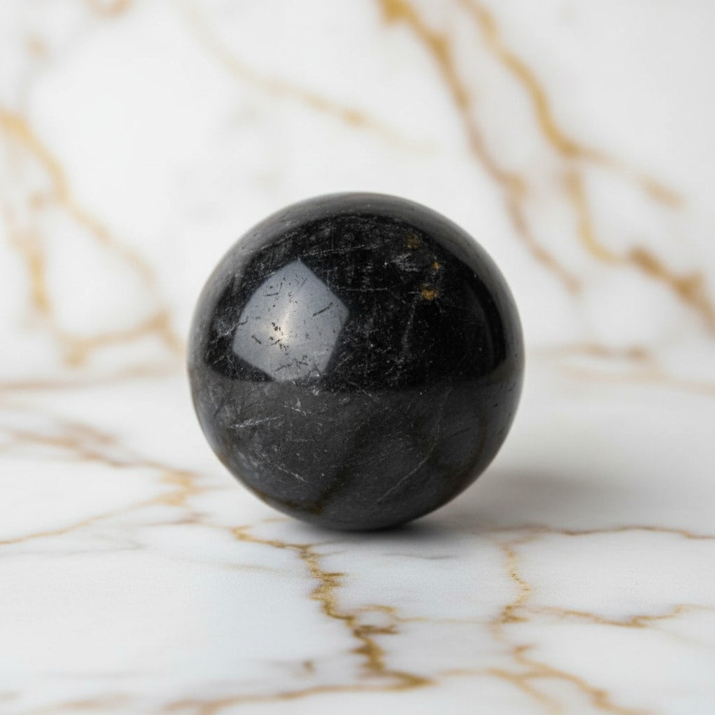 Rutilquarz Kugel – Klarheit & Fokus CrystalScents