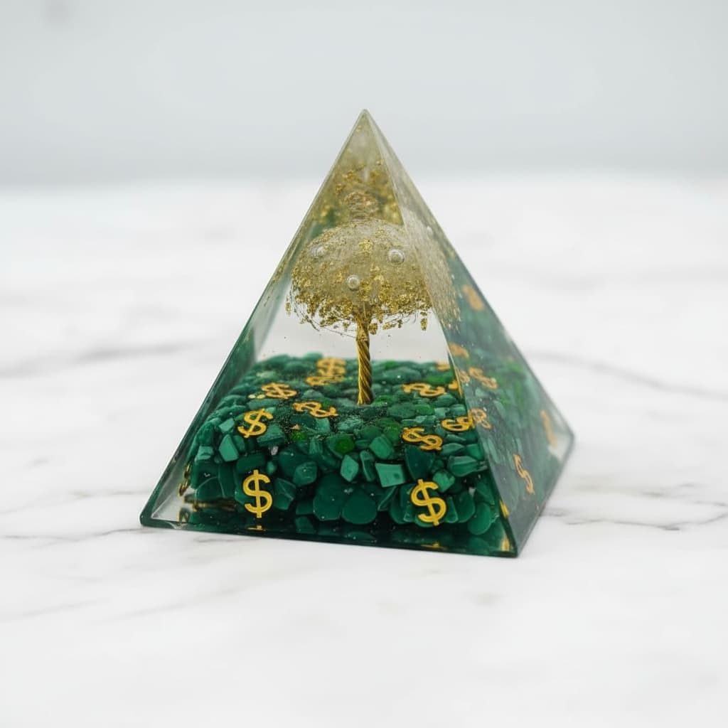 Orgonit Pyramide - Baum des Geldes