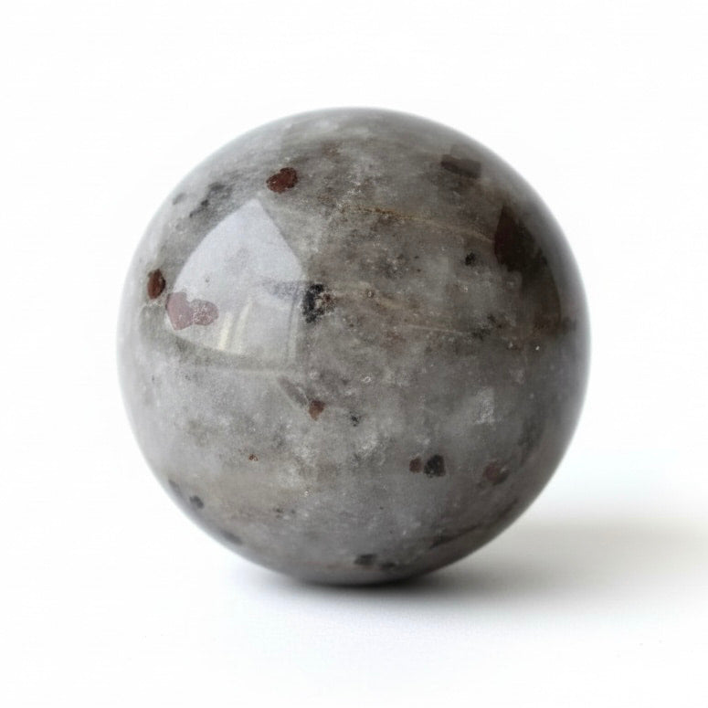 Granat Kugel mit silbernem Schimmer CrystalScents