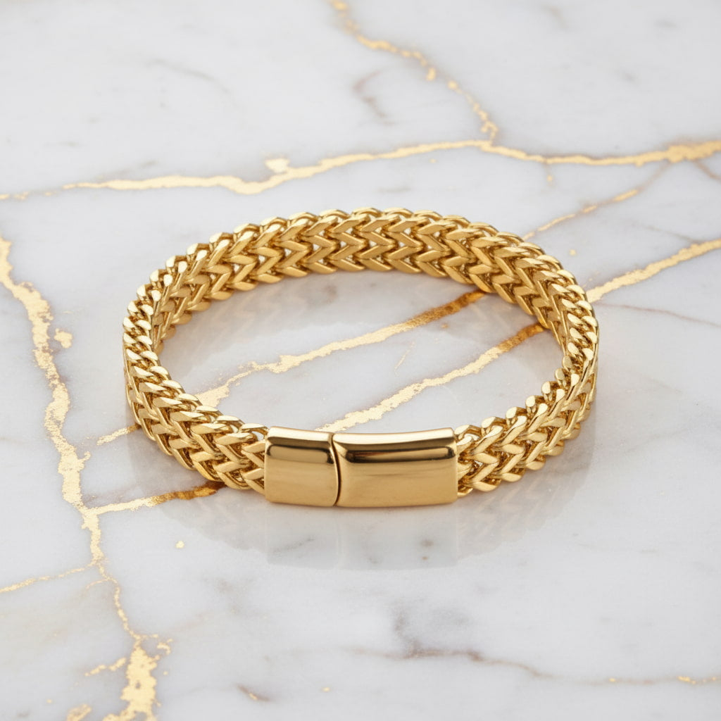 Armband - Magnetverschluss in Gold CrystalScents