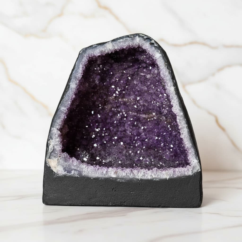Sehr große Amethystdruse 14 kg – Mystische Kristallhöhle CrystalScents