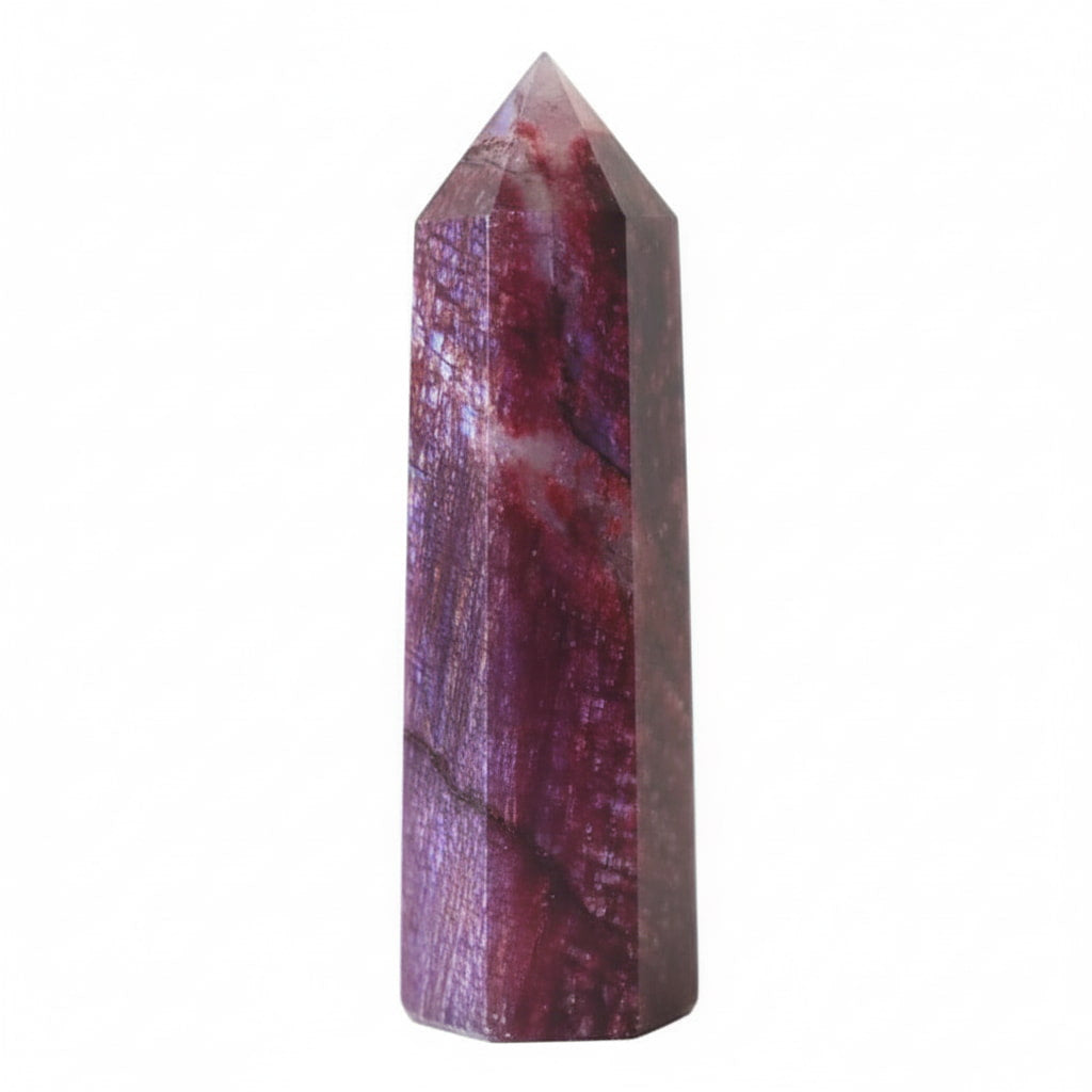 Mondstein Obelisk – Schimmerndes Rot JETZT sichern CrystalScents