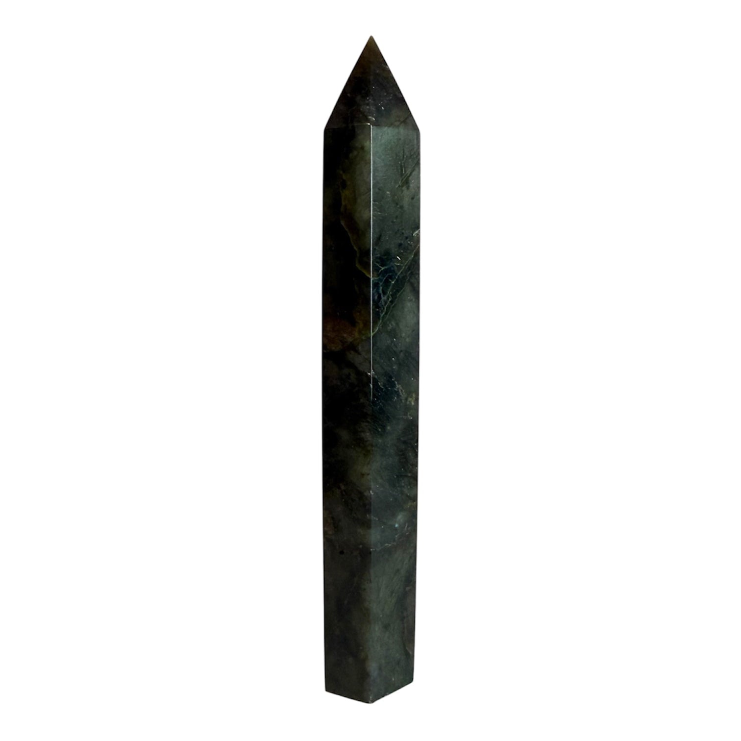 Labradorit Obelisk – Kraft & Lebendigkeit