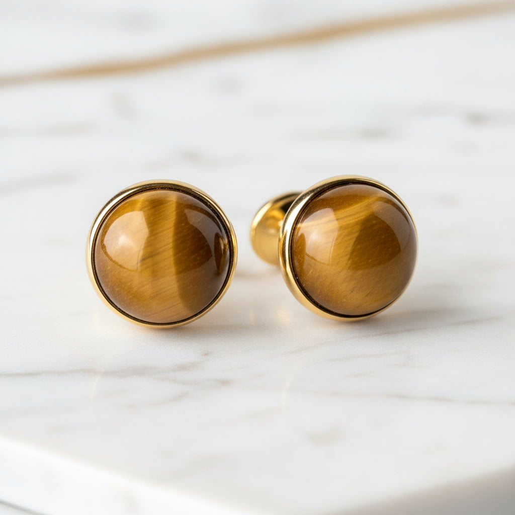Tigerauge Manschettenknöpfe - JETZT entdecken CrystalScents