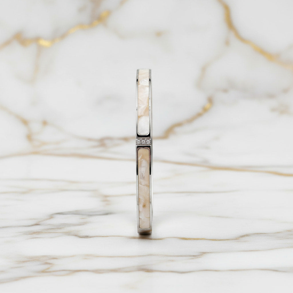 Armband - Silber mit Perlmuttglanz CrystalScents