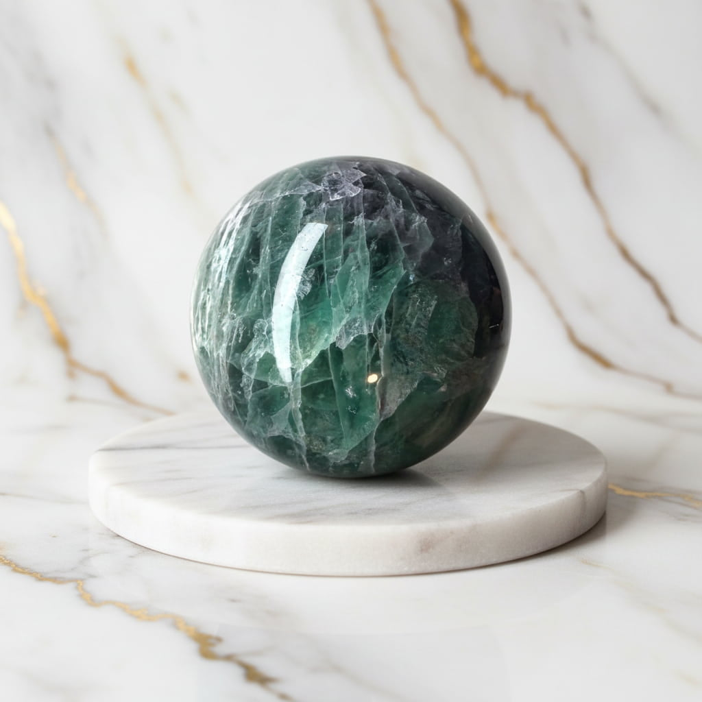 Fluorit Kugel – Intensives Naturjuwel