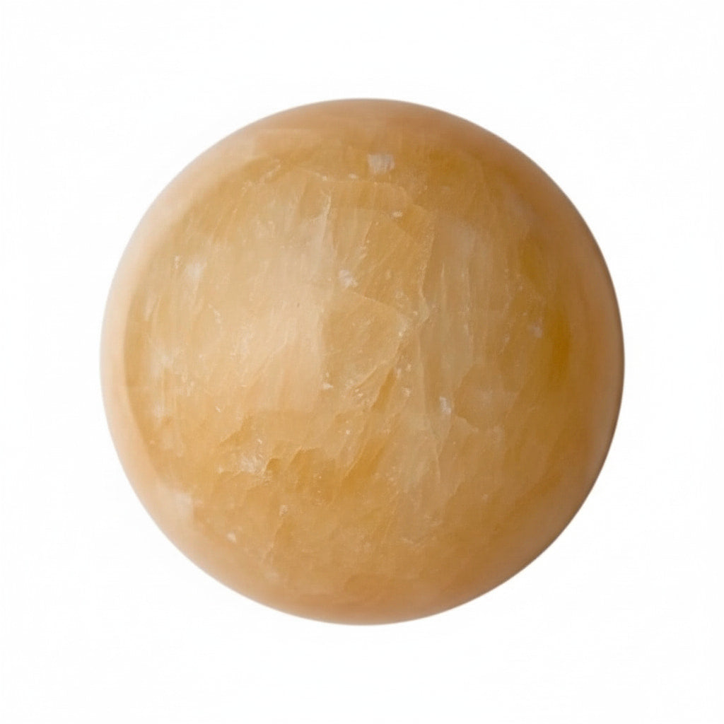 Calcit Kugel – Oranger Begleiter für Motivation CrystalScents