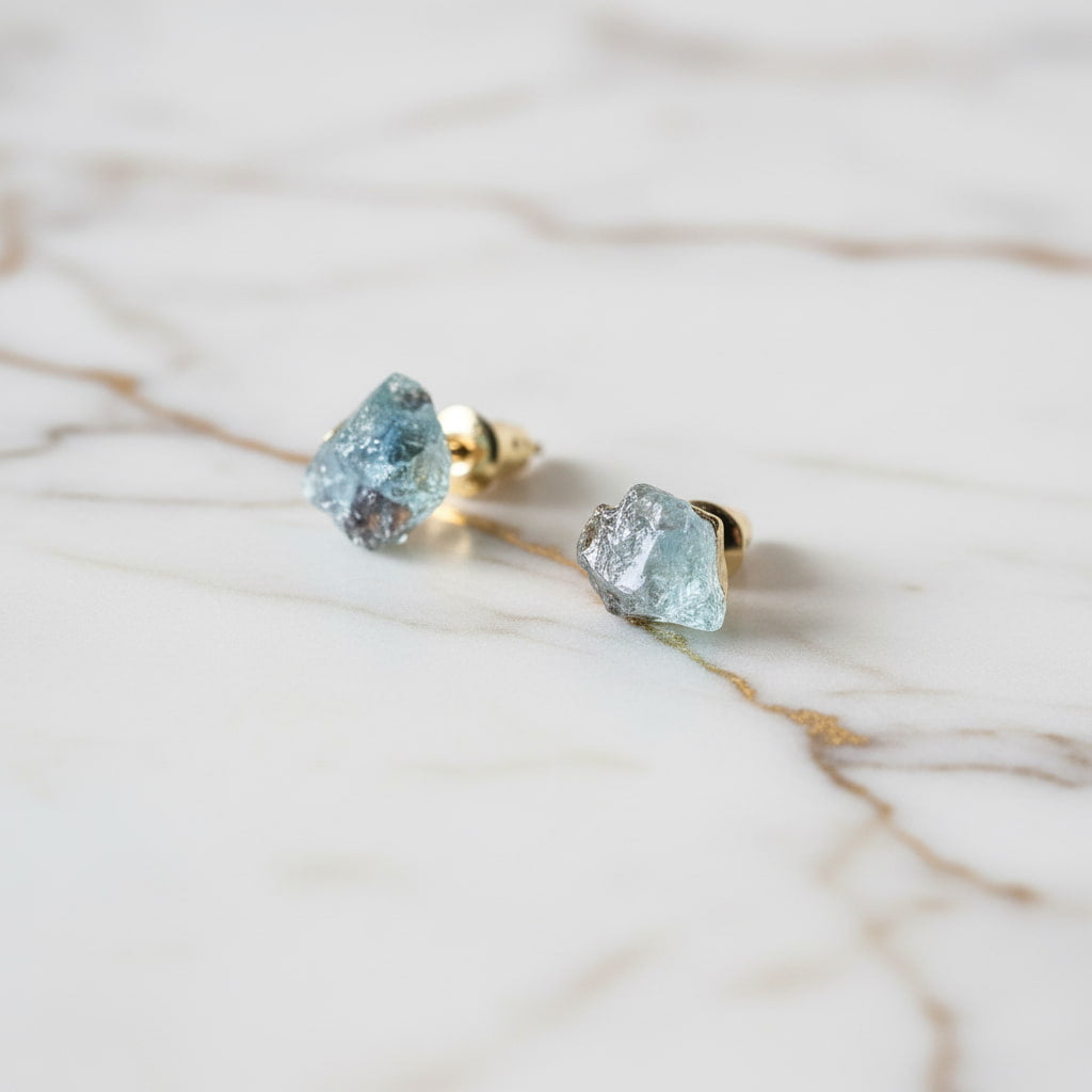 Aquamarin Ohrringe - Harmonie & Heilung