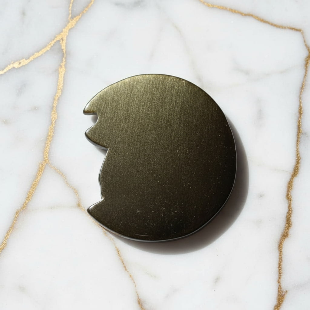 Gold Obsidian Fuchs – Feine Naturfigur mit edlem Schimmer CrystalScents