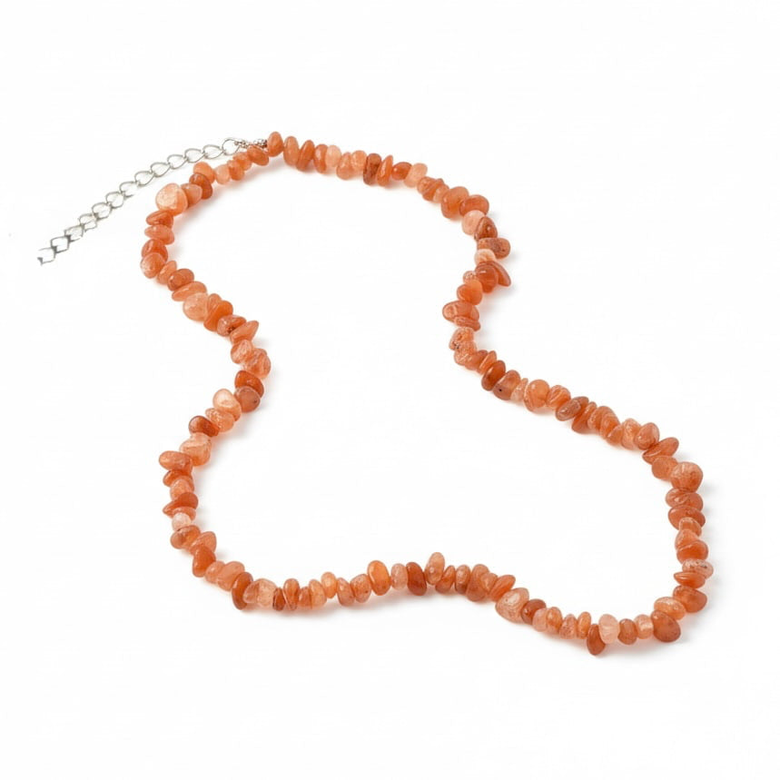 Achat Splitter Halskette – feuriges Accessoire