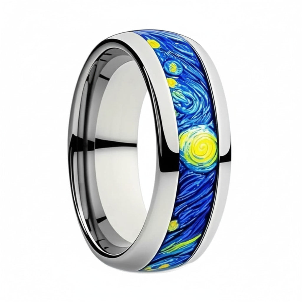 Ring in Silber mit Sternenhimmel CrystalScents