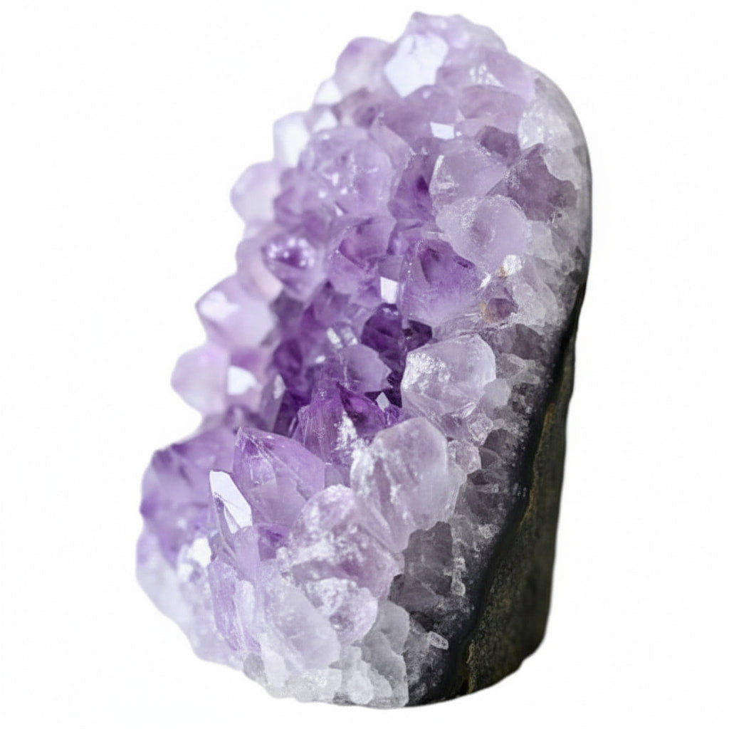 Amethystdruse mit Glitzerkristallen – Edler Blickfang CrystalScents