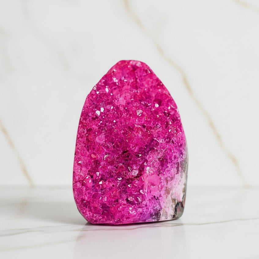 Amethystdruse Pink – Funkelndes Wohnhighlight CrystalScents