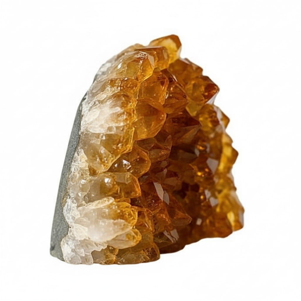 Amethystdruse Gelb – Funkelnder Blickfang für stilvolles Zuhause CrystalScents