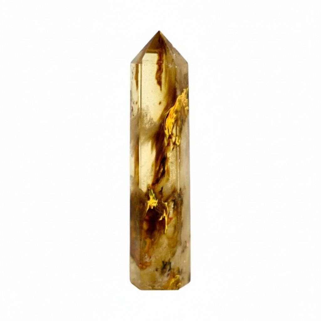 Tigerskin Quarz Obelisk – Farbenprächtig & Energetisierend CrystalScents