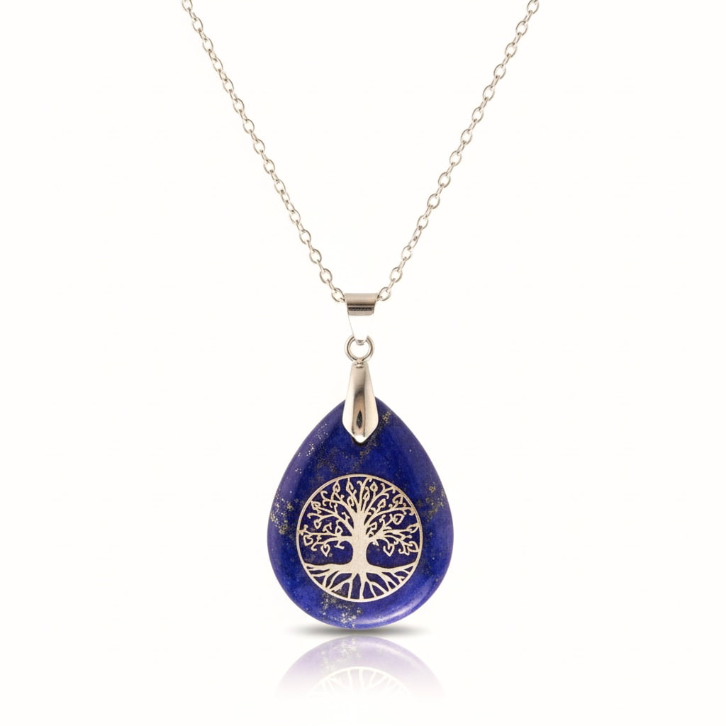 Lapislazuli Halskette „Baum des Lebens“ CrystalScents