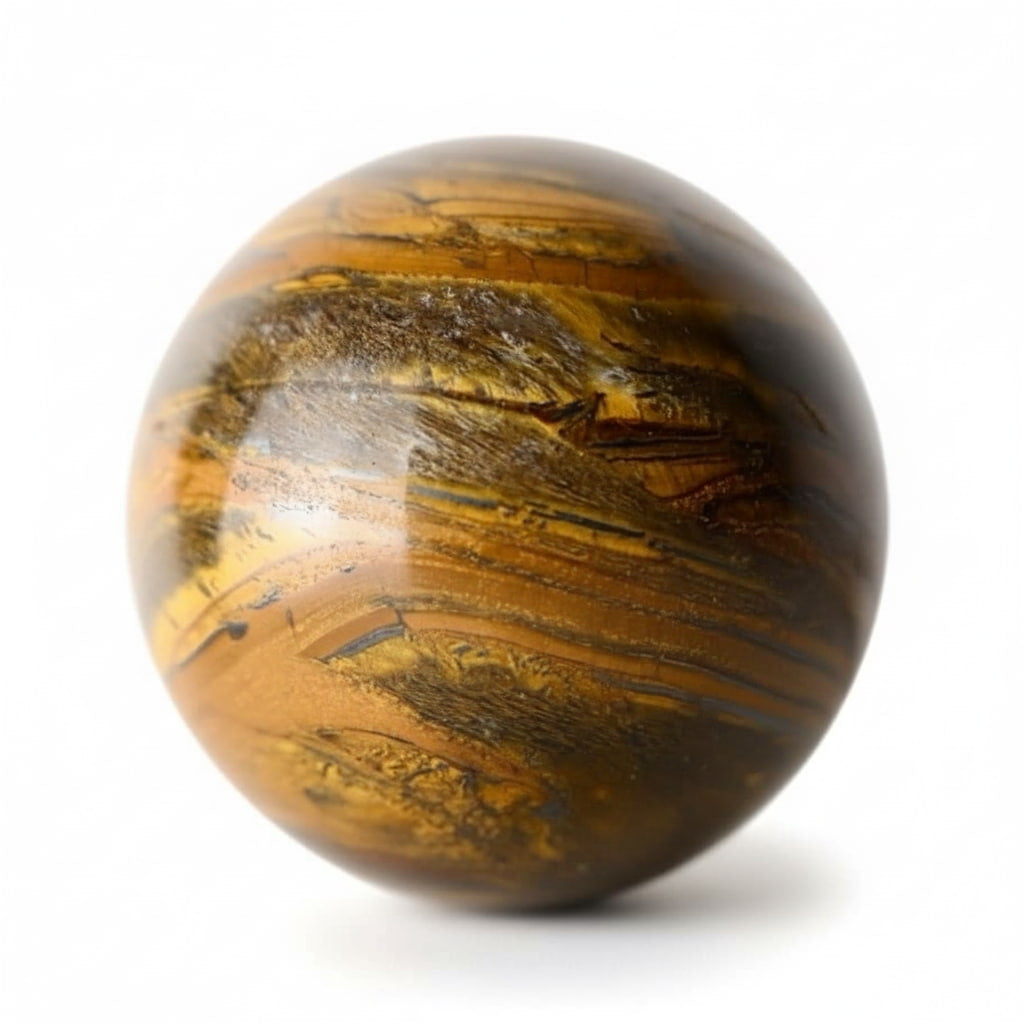 Tigerauge Kugel – warmes Naturjuwel JETZT sichern CrystalScents