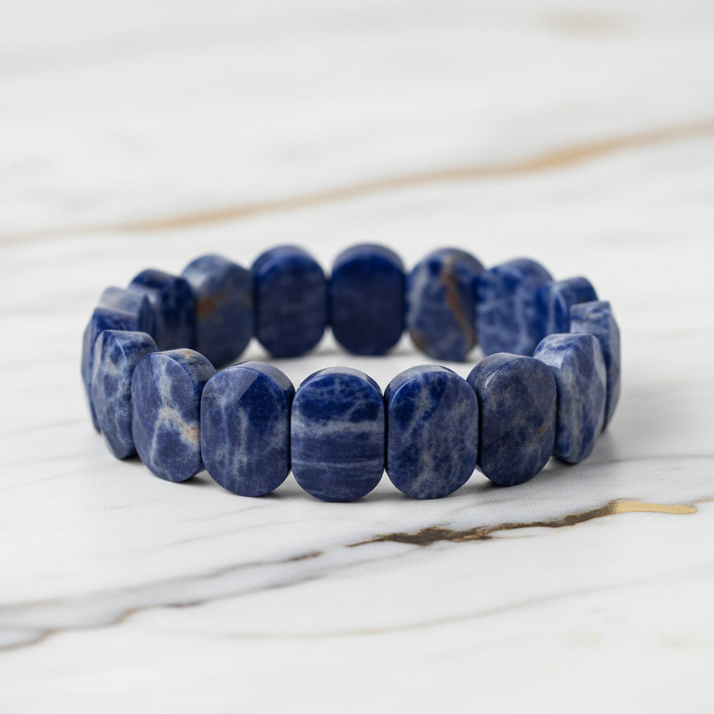 Sodalit Armband – Facettierte Klarheit