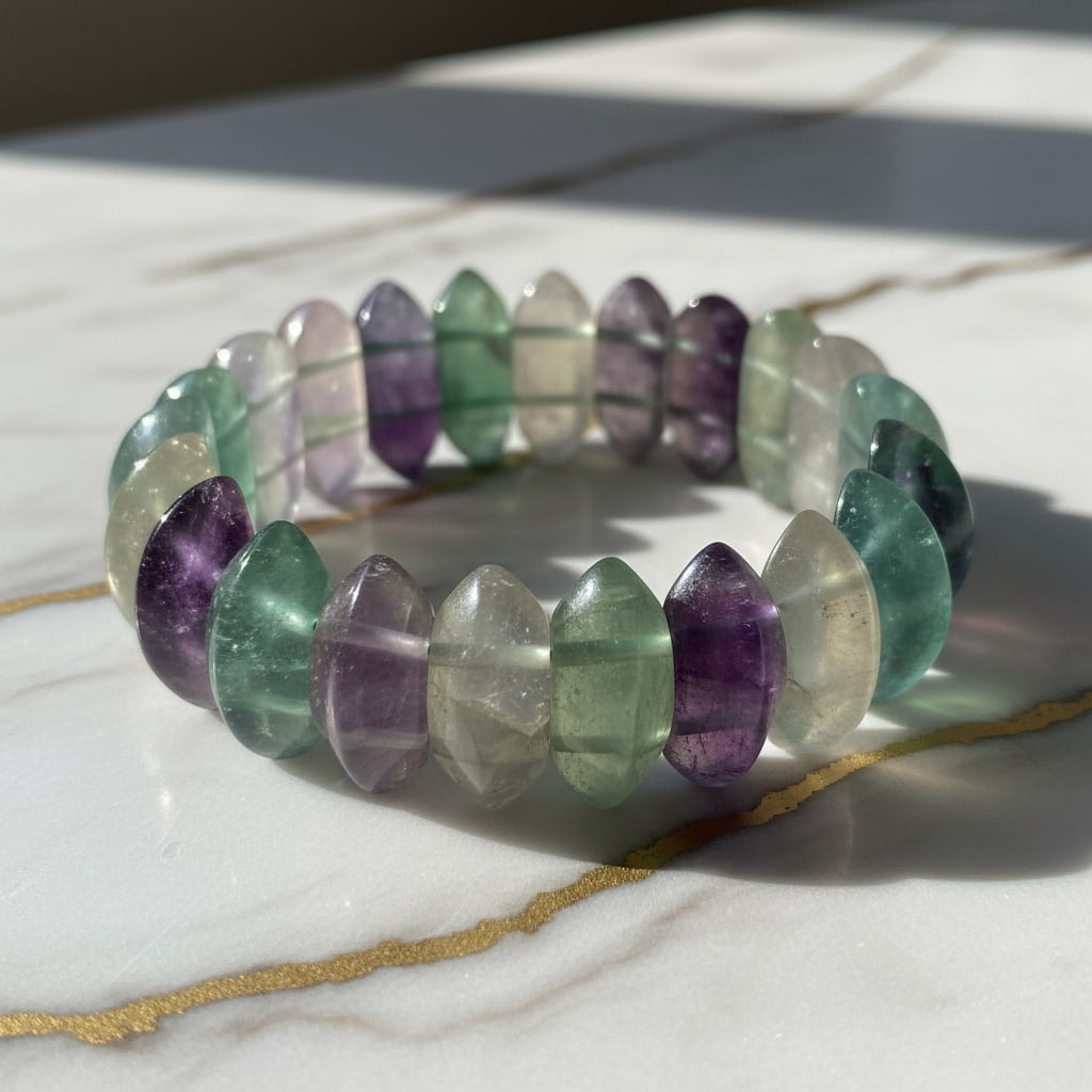 Fluorit Armband - Voller natürlicher Energie