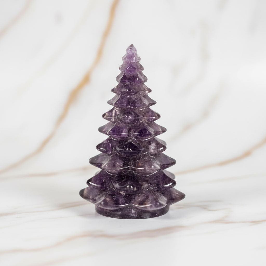 Amethyst Baum - Weihnachtliche Dekoration