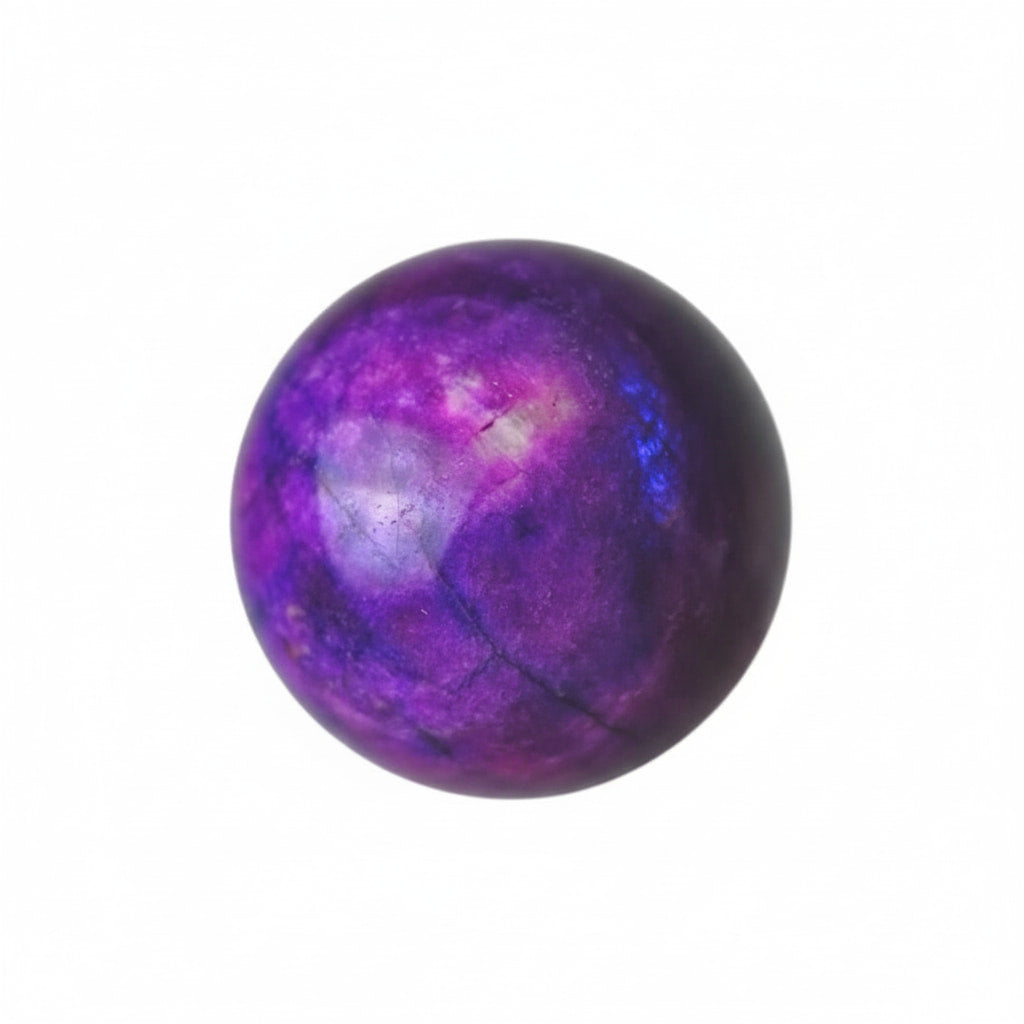 Lila Mondstein Kugel – Lila Meditationsbegleiter CrystalScents