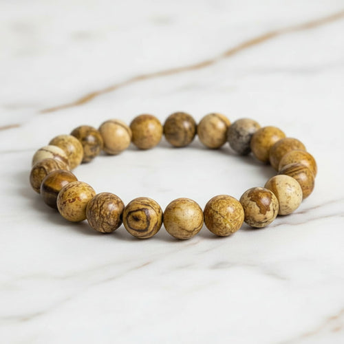 Jaspis Kugelarmband - Natürliche Energiequelle CrystalScents