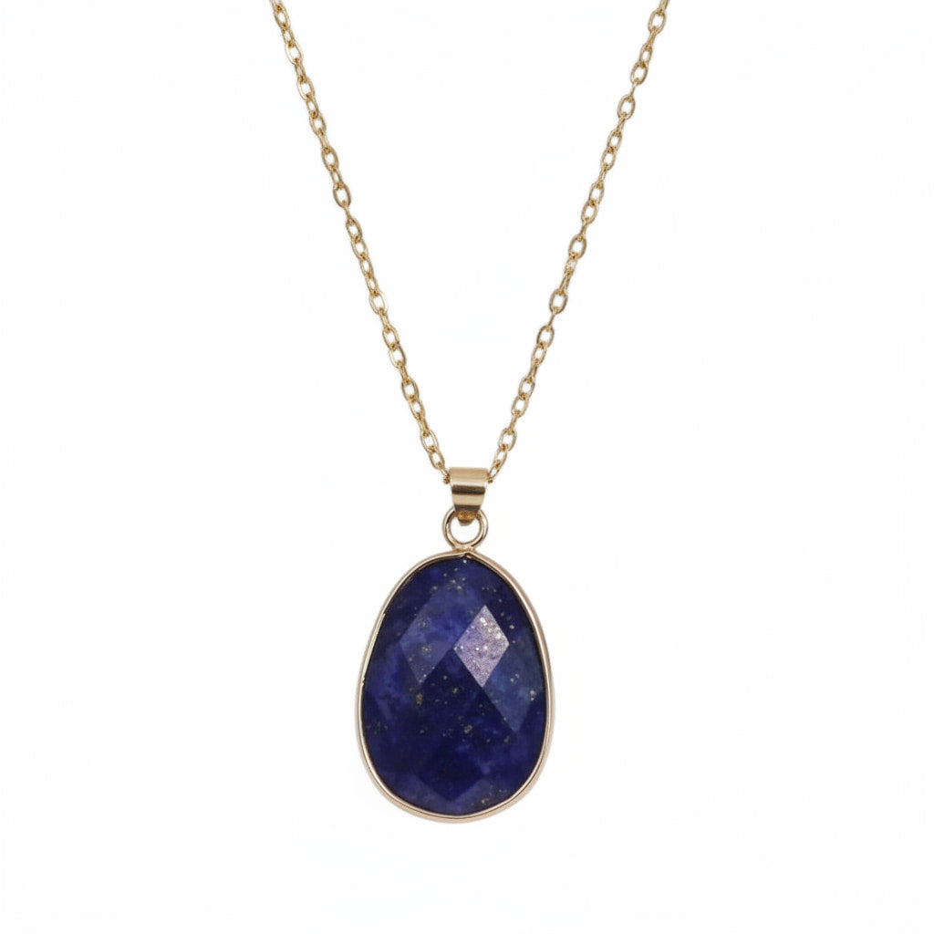 Lapislazuli Halskette - Facettiert & Königlich CrystalScents