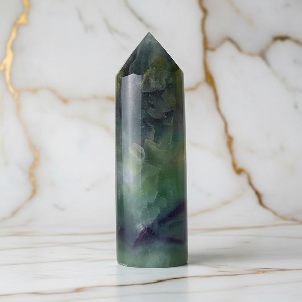 Fluorit Obelisk – Kraftvoll & Intensiv JETZT sichern CrystalScents