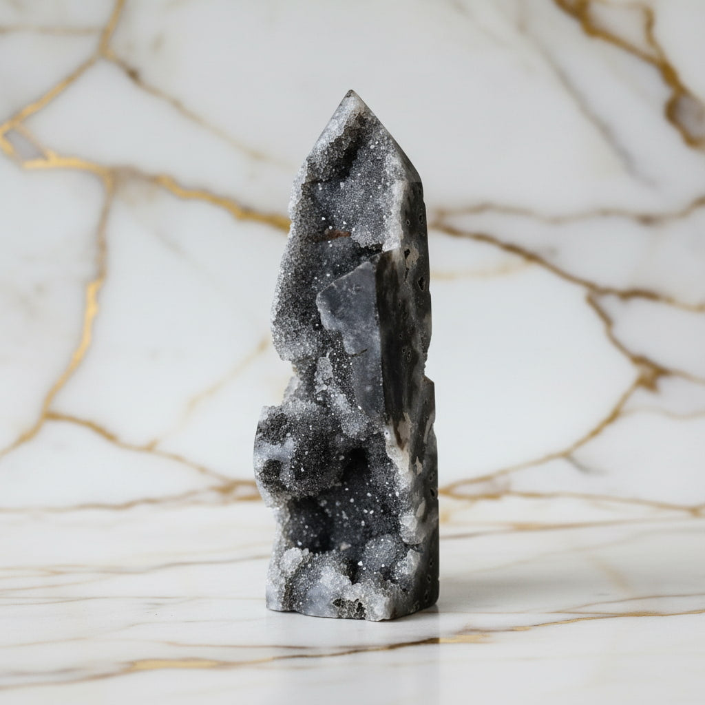 Sphalerit Obelisk – Zentrierung & Balance JETZT sichern CrystalScents