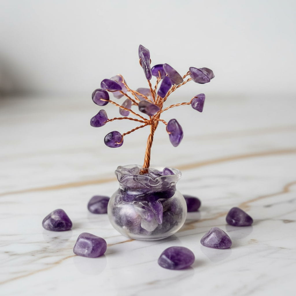 Mini Amethyst Baum – Harmonie & Balance | CrystalScents CrystalScents