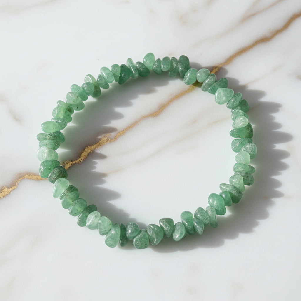 Aventurin Splitterarmband – Optimismus & positive Energiea CrystalScents