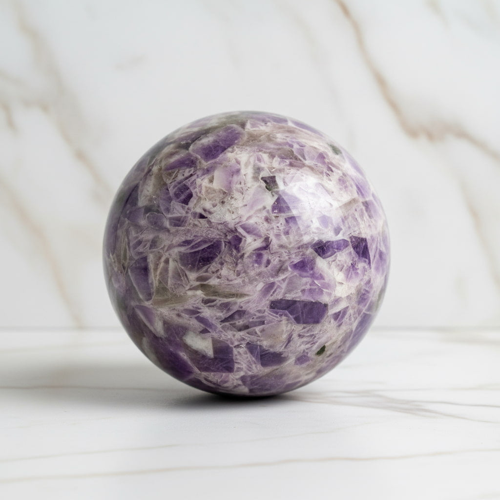 Amethyst Kugel – Voller Ruhe & Kraft CrystalScents