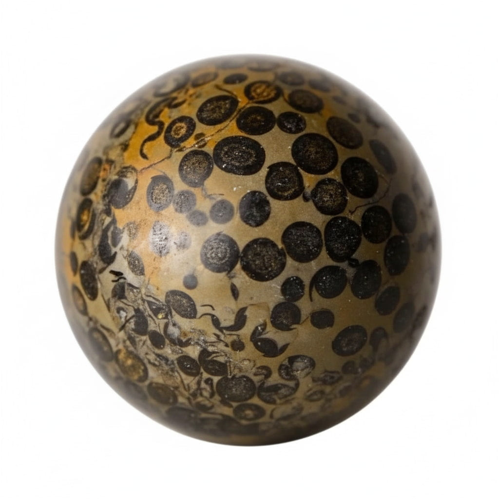 Leoparden Jaspis Kugel – Fokus & Inspiration CrystalScents