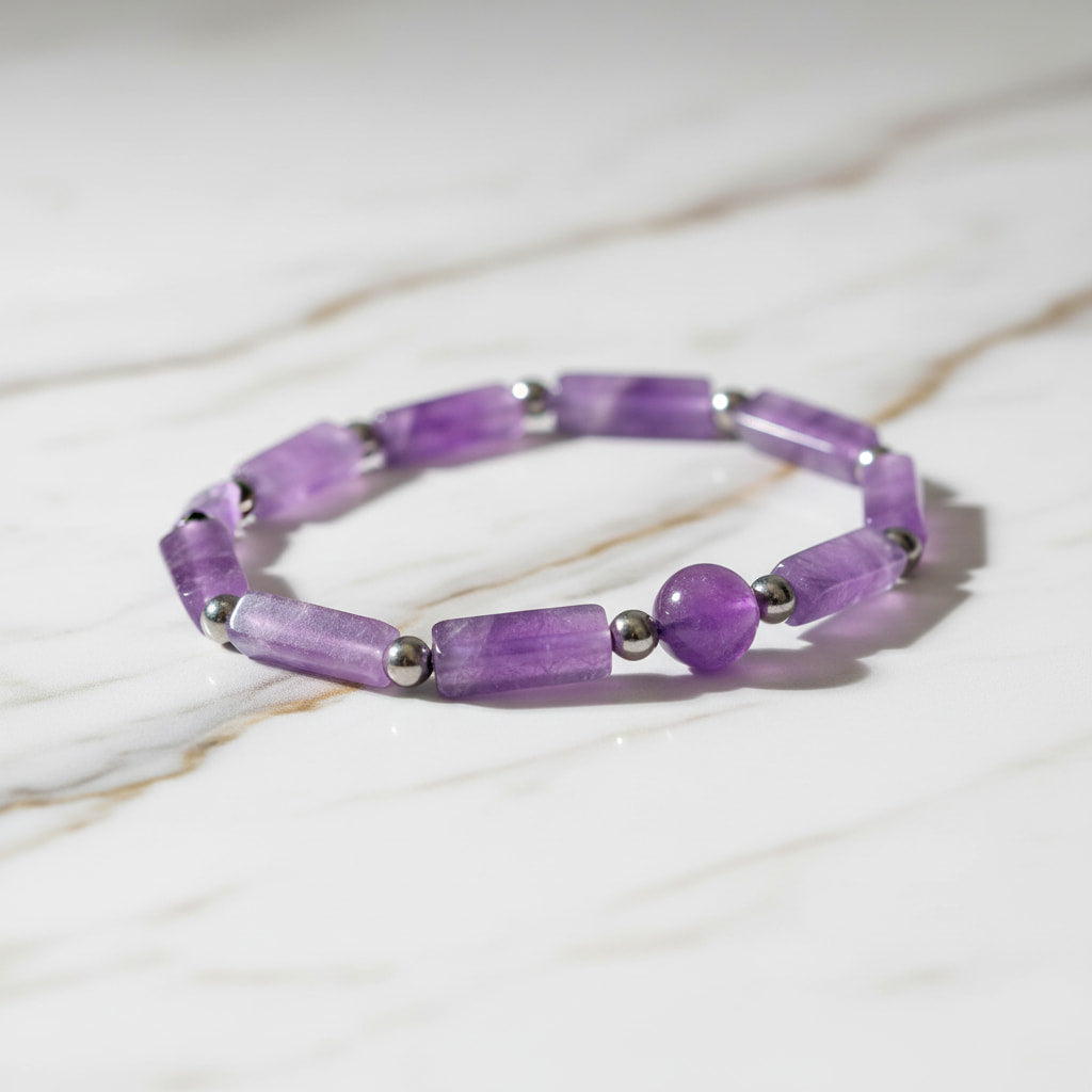 Amethyst Armband – Harmonie & innere Ruhe CrystalScents