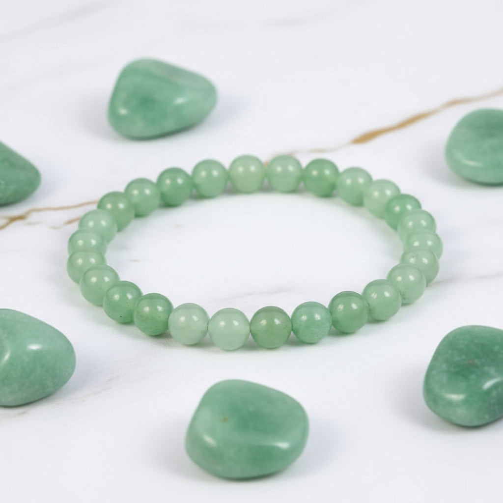 Aventurin Kugelarmband - Sanftes Glück