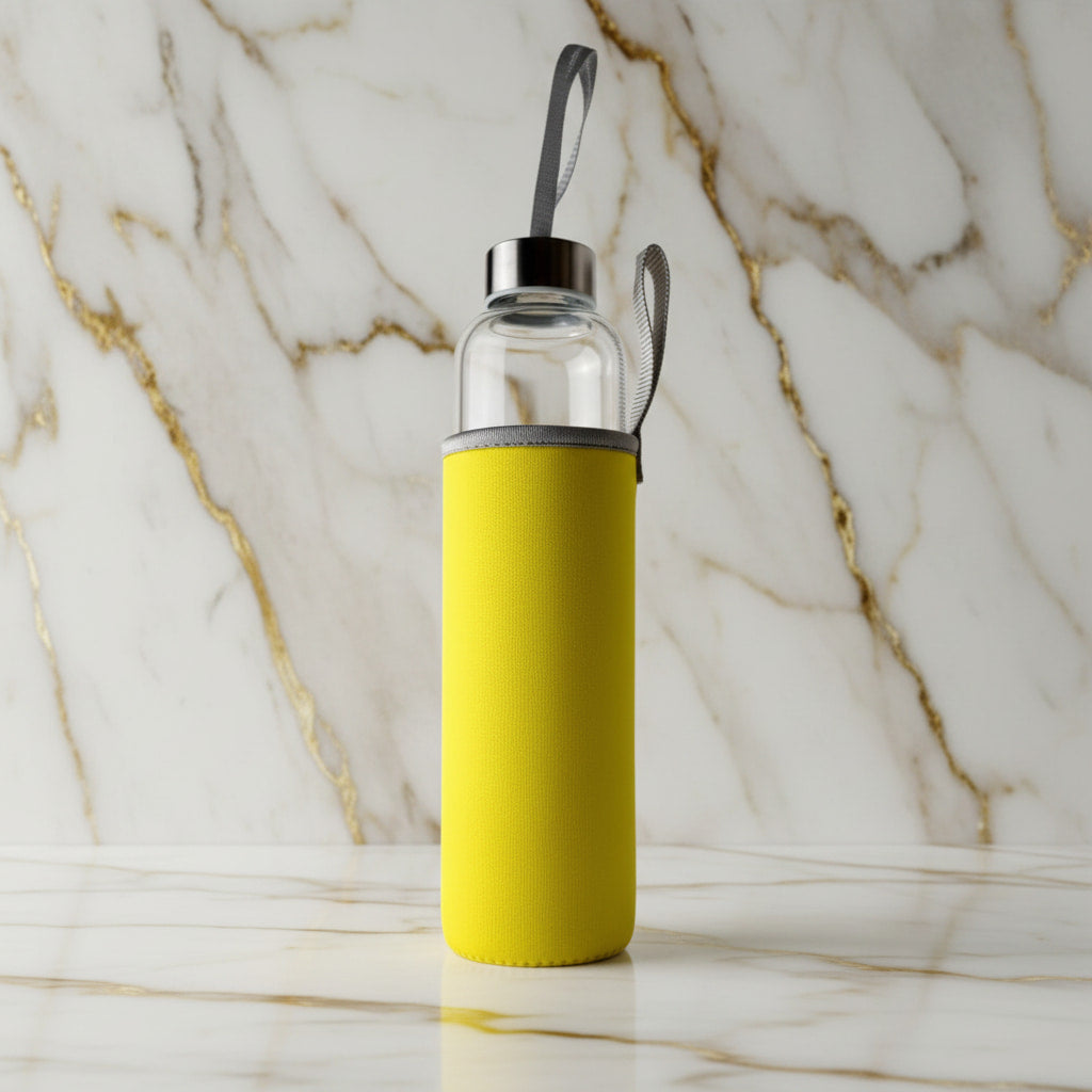 Citrin Trinkflasche – Positive Kraft JETZT sichern CrystalScents