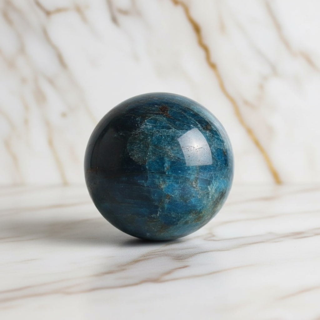 Apatit Kugel - Faszinierendes Naturjuwel