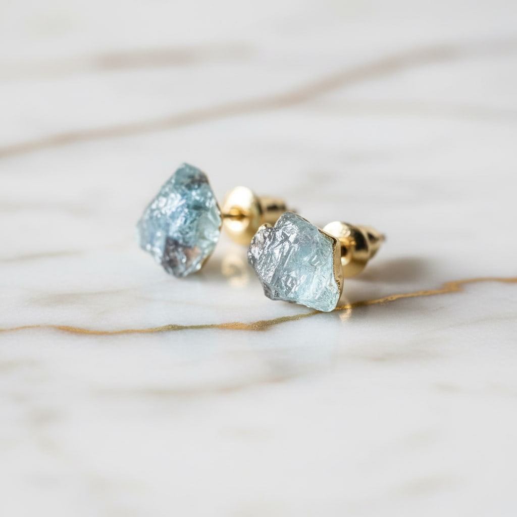 Aquamarin Ohrringe - Harmonie & Heilung