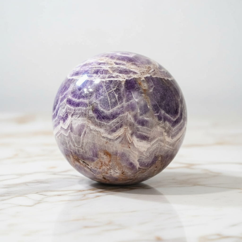 Sehr große Amethyst Kugel – 19 cm, 13 kg, positive Energie & Harmonie CrystalScents