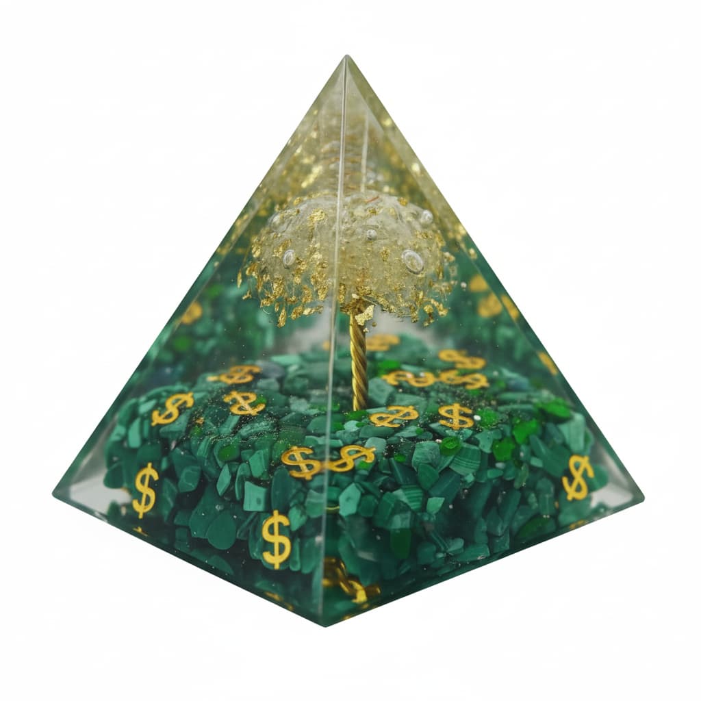 Orgonit Pyramide - Baum des Geldes CrystalScents