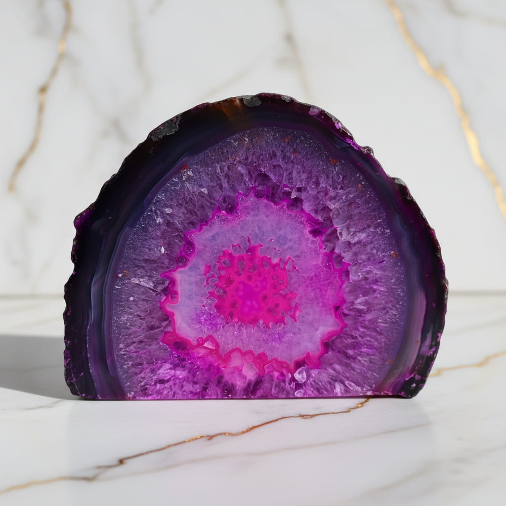 Achat Freiform Pink – Energie & Selbstbewusstsein CrystalScents